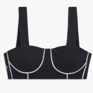 WeWoreWhat Active corset bra top size M
